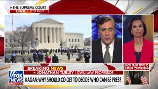 Jonathan Turley says SCOTUS had 'perfectly glacial' reception to Trump ballot removal arguments - Fox News