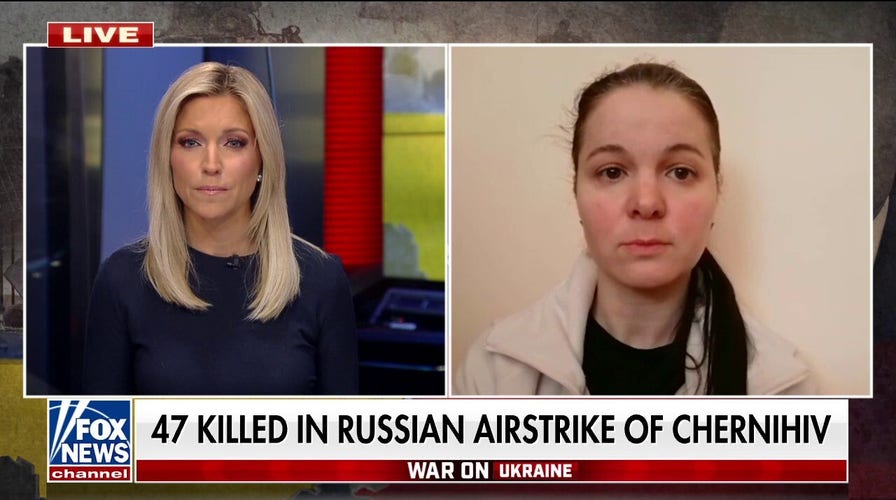 Ukrainian mother speaks out after surviving Chernihiv bombing