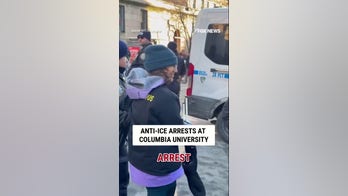 Anti-ICE protester ARRESTED at Columbia University
