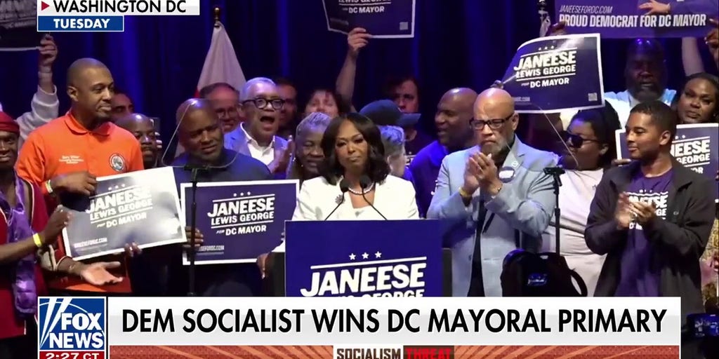Democratic Socialist Janeese Lewis George wins DC mayoral primary