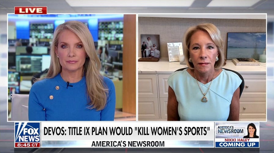 Betsy Devos: Biden's changes to Title IX would 'kill women's sports'