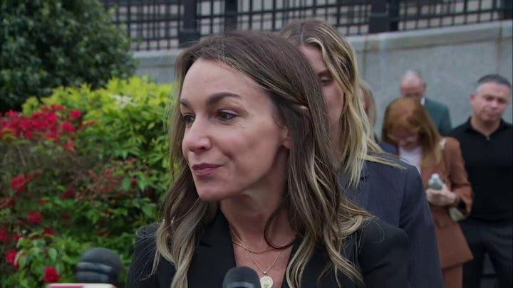 Karen Read speaks to reporters after Day 12 of murder trial 