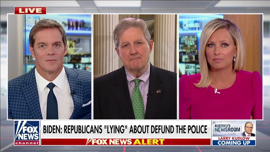 Sen. Kennedy blasts Biden for ‘not telling the truth’ about Dems wanting to defund police
