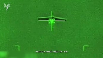 Israeli Air Force targets, hits Iranian drone in video shared to social media