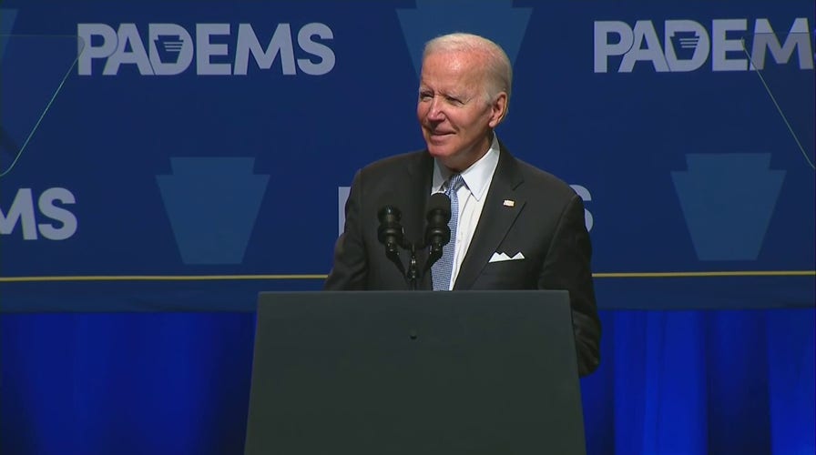 Biden says 'John is Pennsylvania' as he campaigns for Fetterman