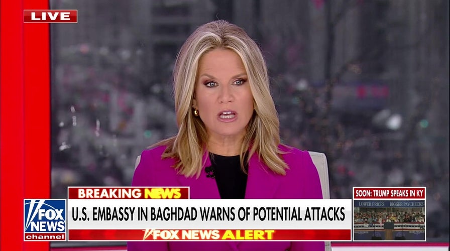 US embassy successful  Baghdad warns of imaginable   attacks amid struggle  successful  Iran