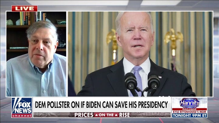 Former Clinton pollster calls Biden’s approval rating 'most difficult' issue he’s seen outside of impeachment