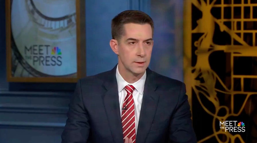 Tom Cotton pushes backmost connected NBC big arsenic helium defends strikes connected cause boats successful Caribbean Sea