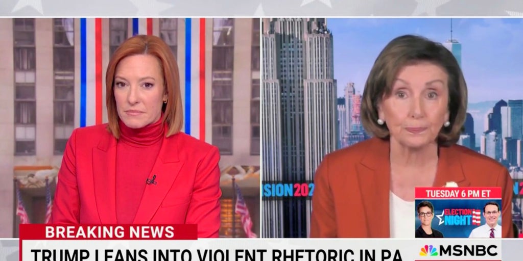 Nancy Pelosi says Trump's brain is deteriorating, he can't serve another term