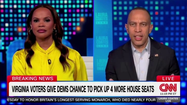 Hakeem Jeffries argues Virginia redistricting is justified response to Trump efforts to 'rig' midterm election