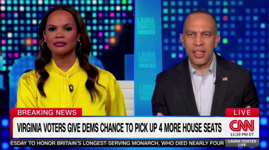 Hakeem Jeffries argues Virginia redistricting is justified response to Trump efforts to 'rig' midterm election