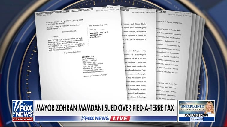 Mamdani sued over his pied-a-terre tax