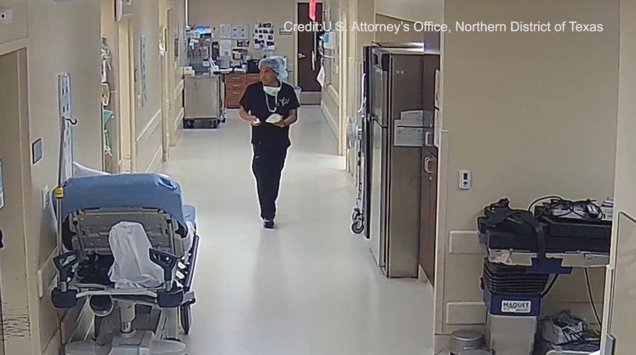 Texas anesthesiologist caught on video allegedly tampering with IV bags outside the operating room