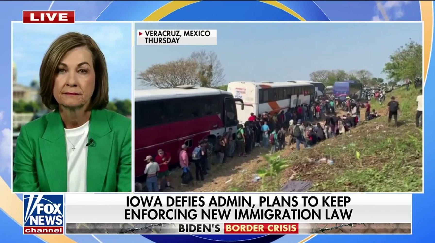 Biden DOJ Threatens Lawsuit Against Iowa Over Immigration Law, Deportations Backed by Americans