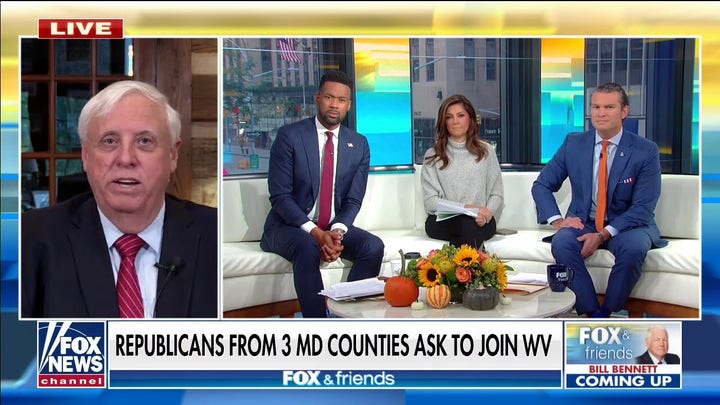 West Virginia Gov. Jim Justice on Republican counties wanting to secede from Maryland: 'I say let 'em go!'