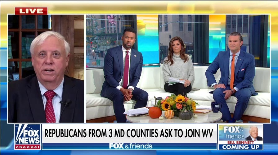 West Virginia Gov. Jim Justice on Republican counties wanting to secede from Maryland: 'I say let 'em go!'