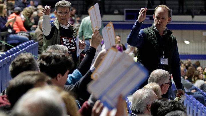 62 percent of Iowa caucus results in after delay cause by app malfunction