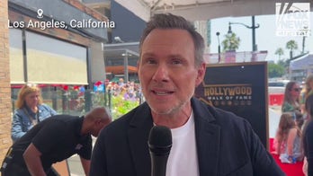 Christian Slater says 'fame is always weird' after getting star on the Hollywood Walk of Fame
