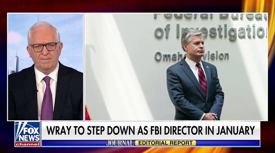 Christopher Wray exits the FBI