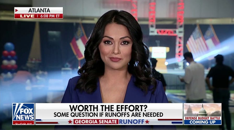 Voters head to the polls on election day for the Georgia Senate runoff