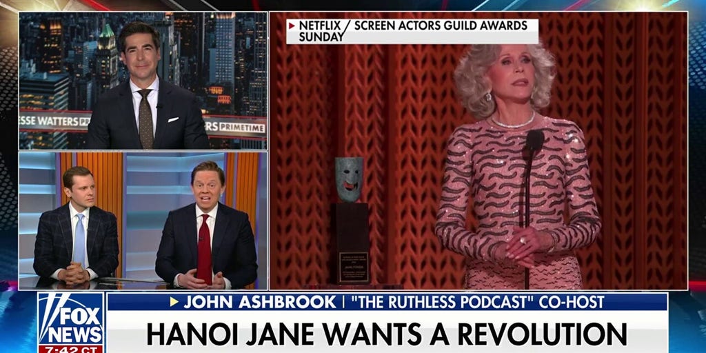 Podcast host weighs in on 'woke' Jane Fonda speech at the SAG Awards