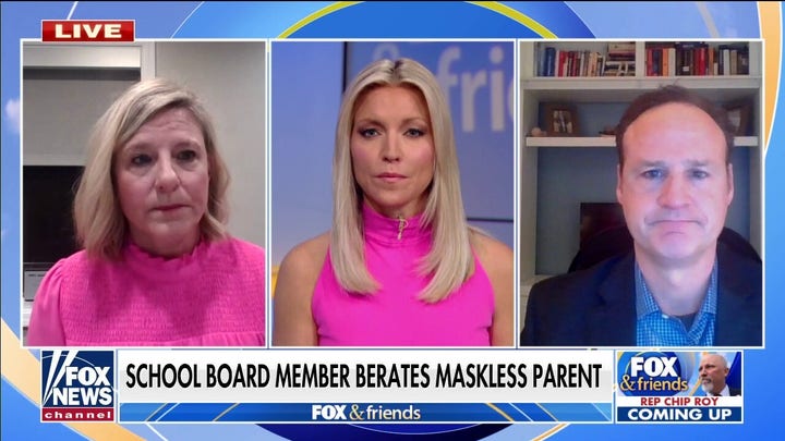 School board member curses at parent who refused to wear mask