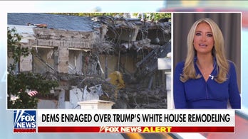 Democrats furious as Trump remodels White House for ballroom addition