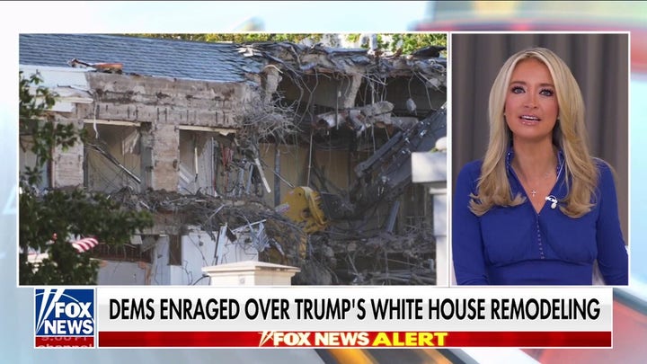 Democrats furious as Trump remodels White House for ballroom addition