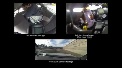 Handcuffed suspect steals Dallas police cruiser with officer still inside