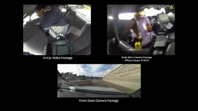 Handcuffed suspect steals Dallas police cruiser with officer still inside