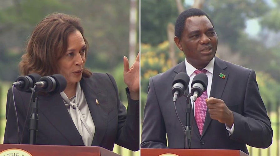 Kamala Harris declines to comment on Trump indictment — then Zambia's president weighs in