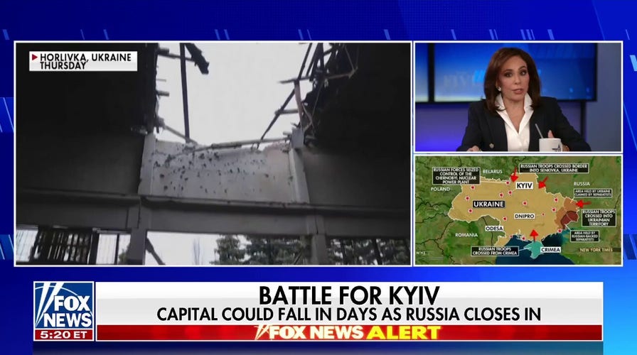 Judge Jeanine decries Putin's 'inflated' ego