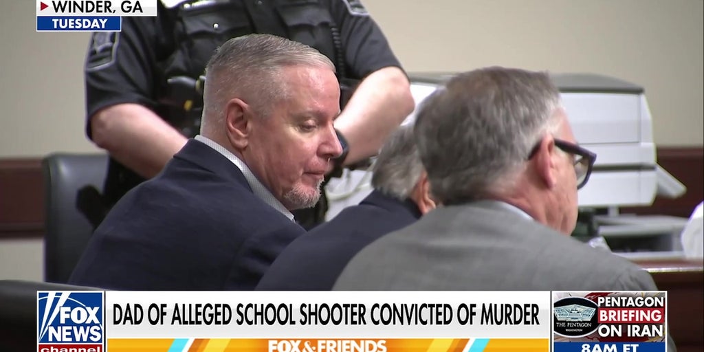 Dad of alleged school shooter convicted of murder