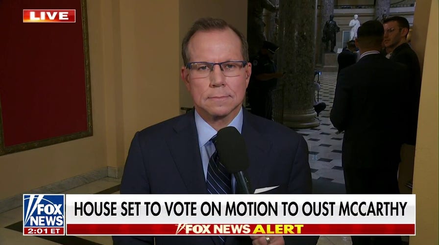 House set to vote on motion to oust Speaker McCarthy
