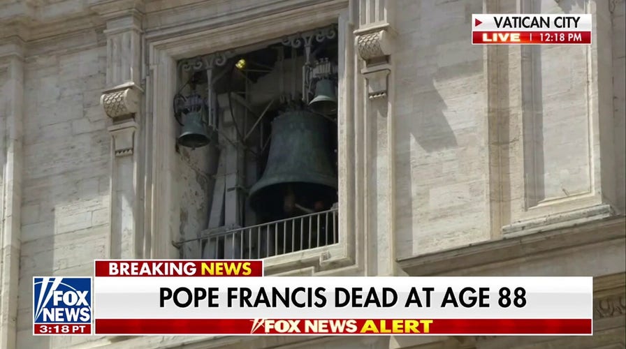 Bells toll at Vatican to mark Pope Francis' death