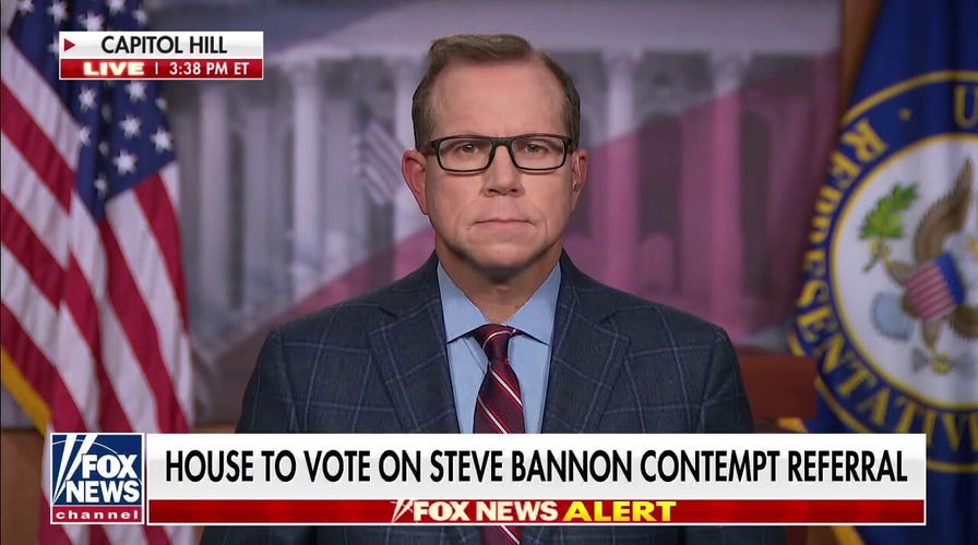 House to vote on holding Steve Bannon in contempt of Congress
