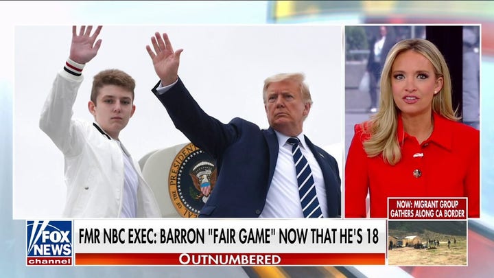 Former media exec criticized for saying Barron Trump is now 'fair game'