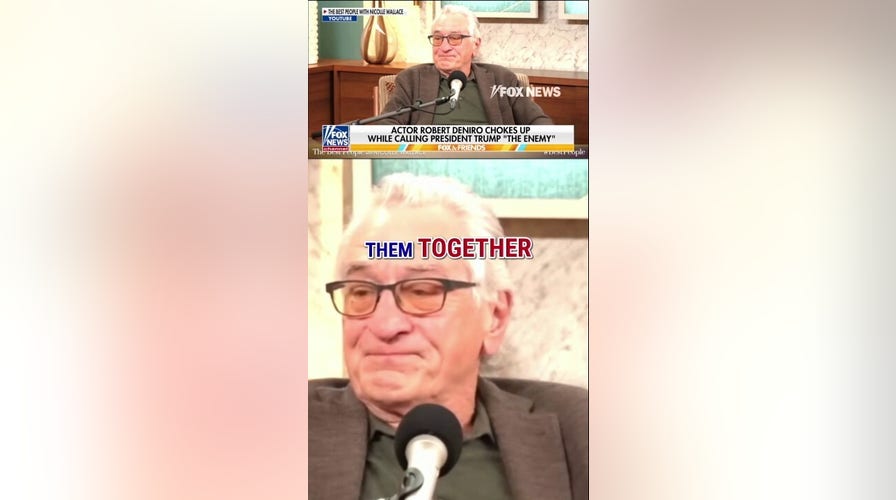 WATCH: De Niro CHOKES UP while attacking Trump in new interview