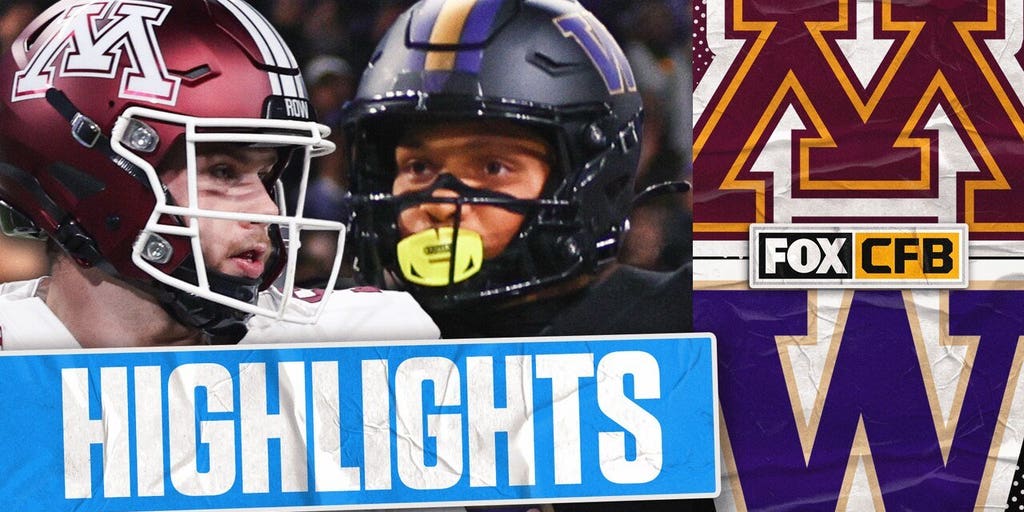 Minnesota Golden Gophers vs Washington Huskies Highlights 🏈 FOX College Football