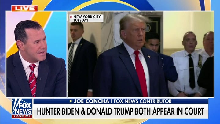 Hunter Biden, Donald Trump appear in court