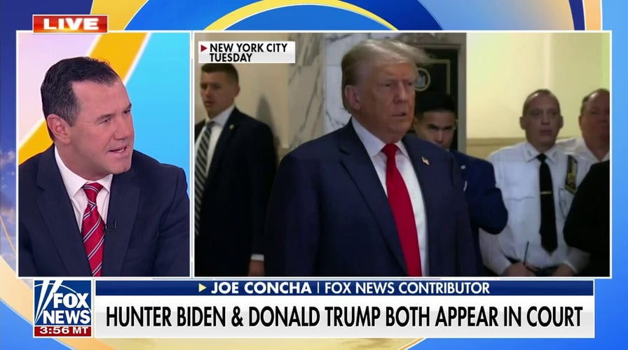 Hunter Biden, Donald Trump appear in court