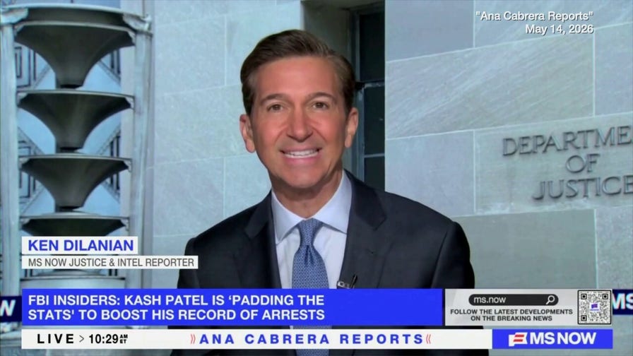 MS NOW's Ken Dilanian pans 'bogus' FBI stats after touting Biden-era crime data