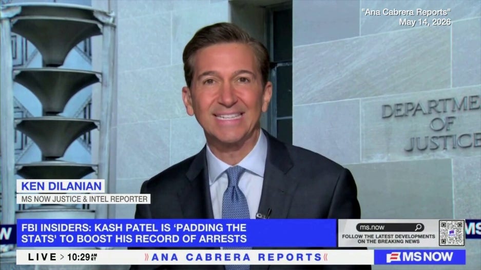 MS NOW's Ken Dilanian pans 'bogus' FBI stats after touting Biden-era crime data