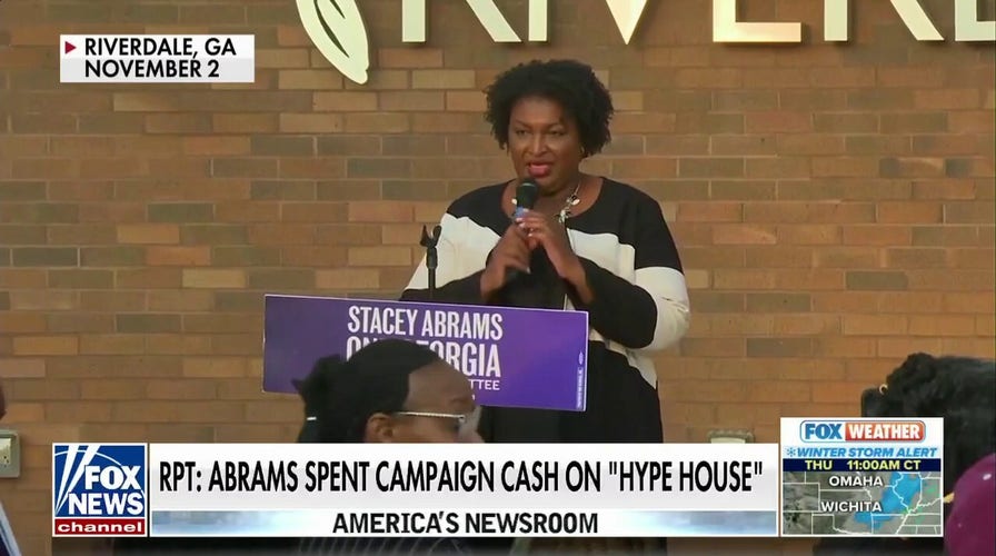 Stacey Abrams' campaign reportedly spent campaign cash on 'hype house'