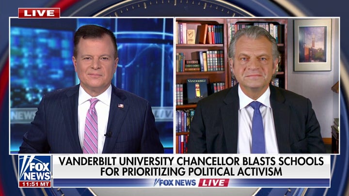 Vanderbilt University chancellor warns schools are too political