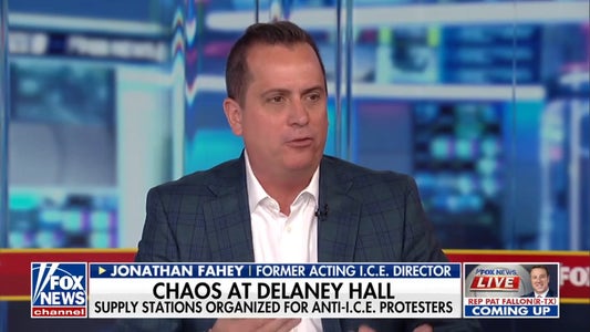 Jonathan Fahey slams anti-ICE protesters' dangerous tactics at Delaney Hall