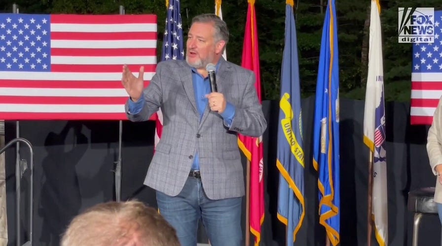 Sen. Ted Cruz speaks on behalf of Republican congressional candidate, Karoline Leavitt