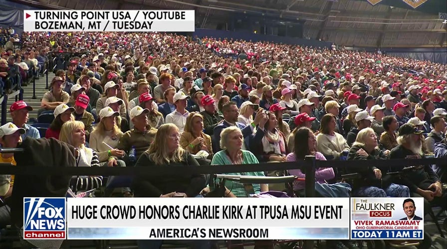 Vivek Ramaswamy draws thousands at Turning Point USA rally in Montana