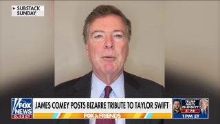 James Comey called out for bizarre tribute to Taylor Swift during anti-Trump rant: 'Unhinged'