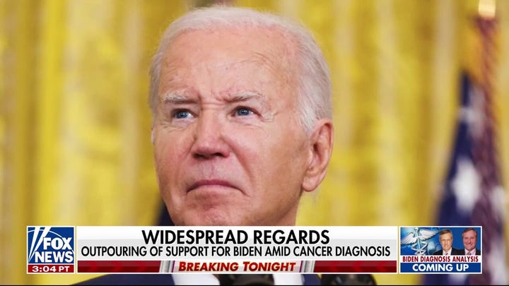 President Biden given well wishes and prayers after cancer diagnosis